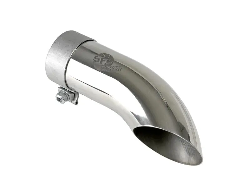 Afe Mach Force-Xp 304 Stainless Steel Clamp-On 2.5In Exhaust Tip - Polished 1
