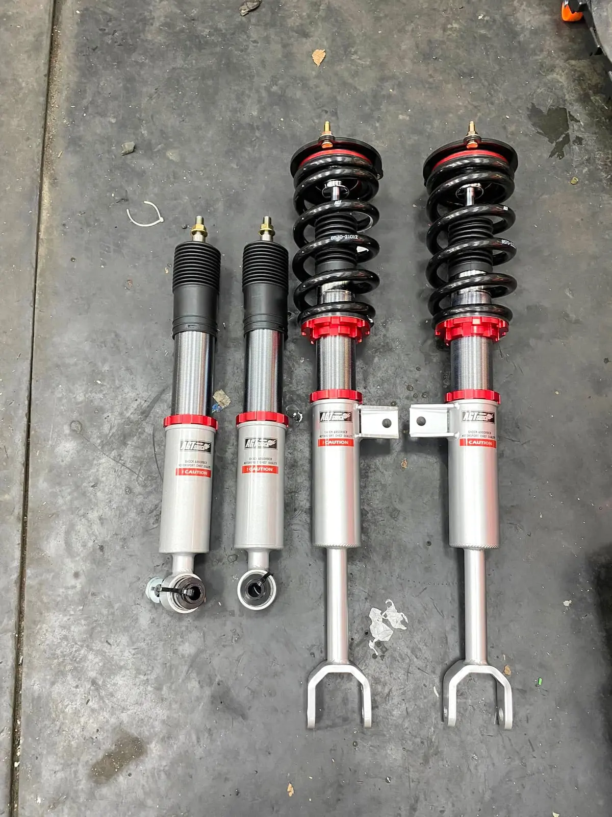Agt Shock 2009+ F07 5 Series Mk6 Gt Front Vertical Fork/Rear Inverted Fork - Front Spring Rate: 12K210 Rear Spring Rate: 6K250 1
