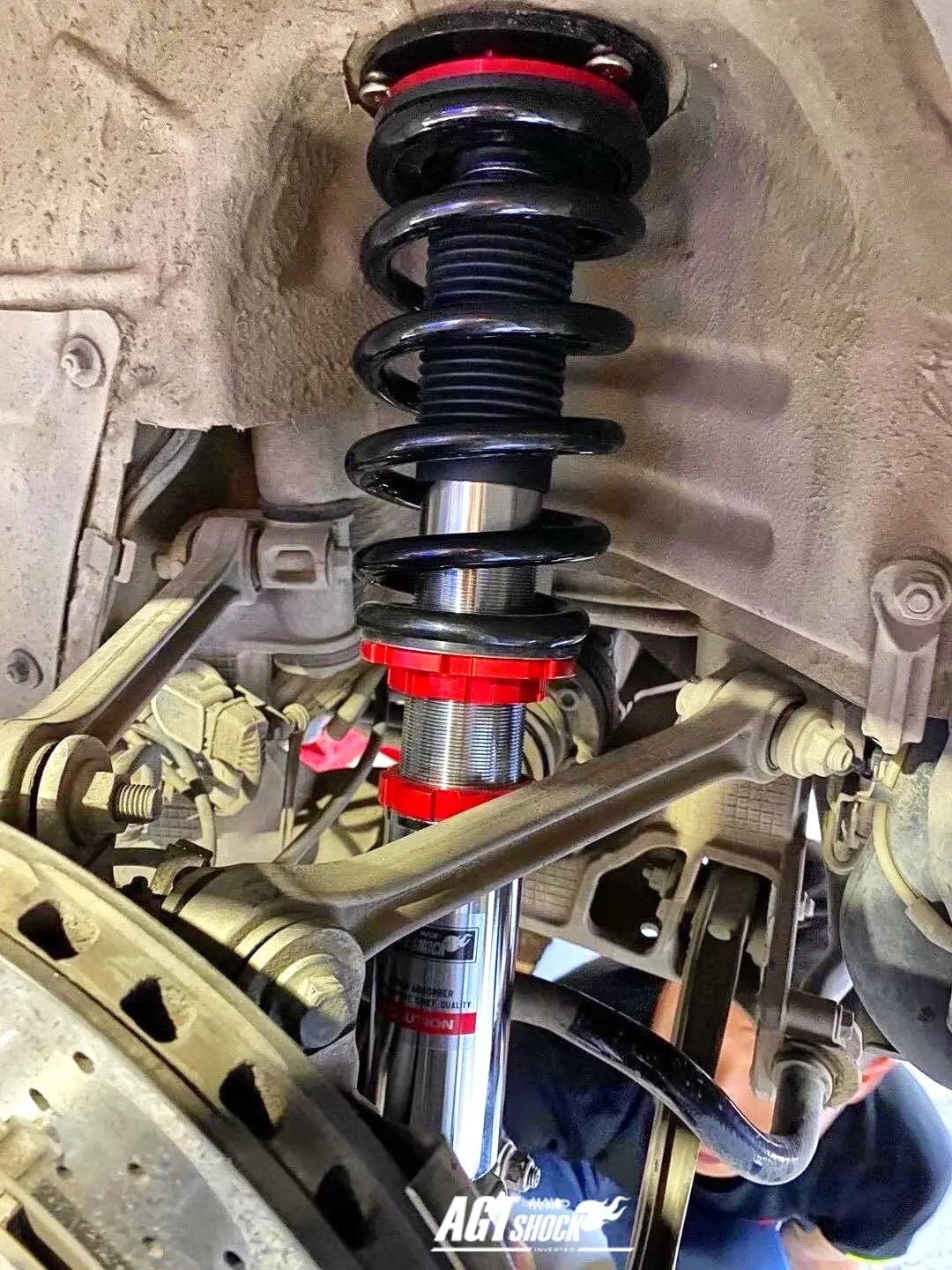 Agt Shock 2011-2016 991.1 911 Carrera Front Inverted Fork/Rear Vertical Fork-Front Spring Rate: 8K150 Rear Spring Rate: 8K200 1