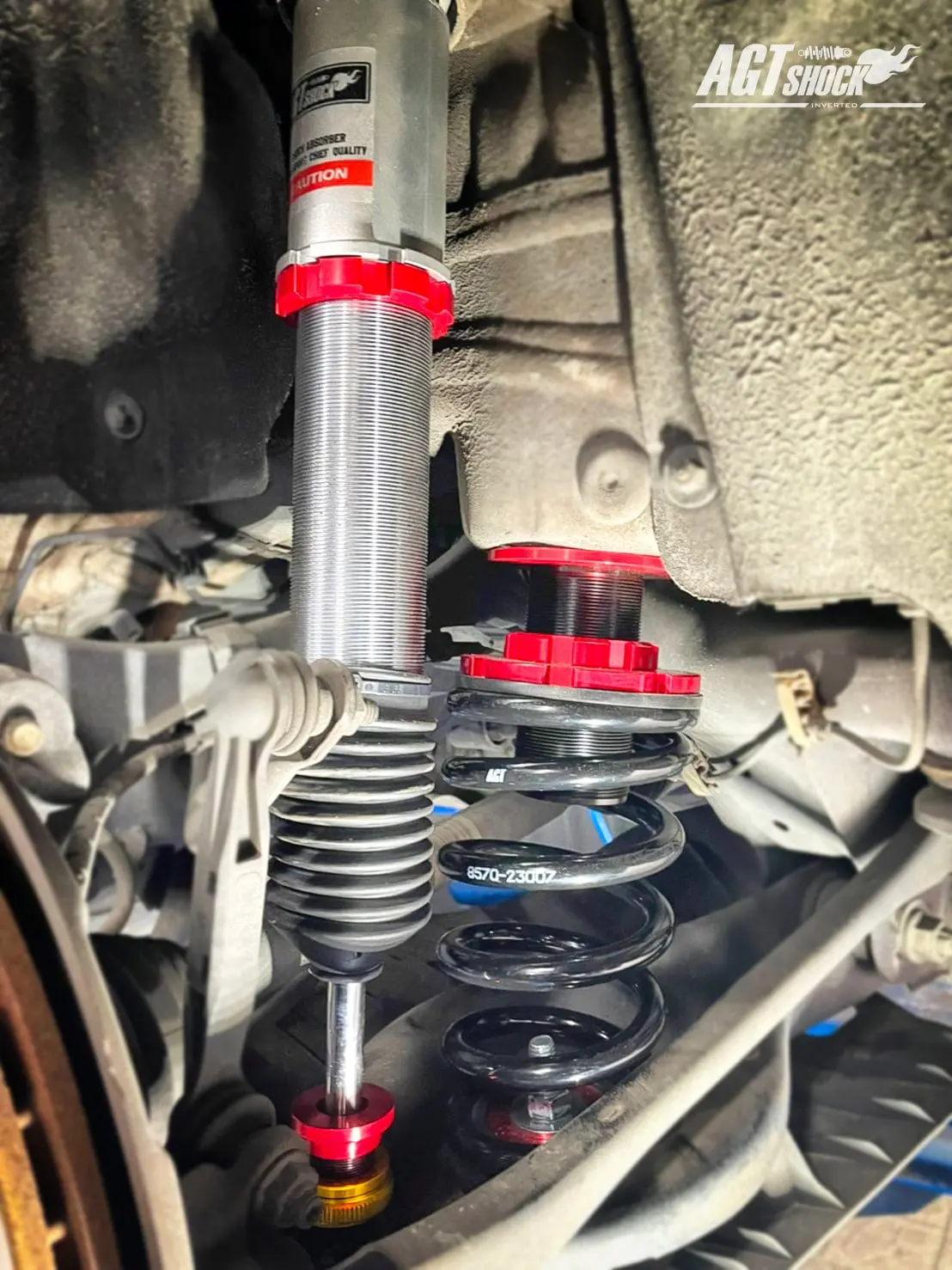 Agt Shock 2017+ G30 G38 Rwd 5 Series Mk7 Sedan Front Vertical Fork/Rear Inverted Fork - Front Spring Rate: 10K220 Rear Spring Rate: 5K240 1