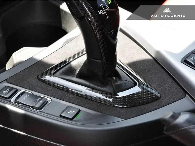Autotecknic Carbon Alcantara Shift Console Trim - F87 M2 | F20 1-Series | F22 2-Series 1