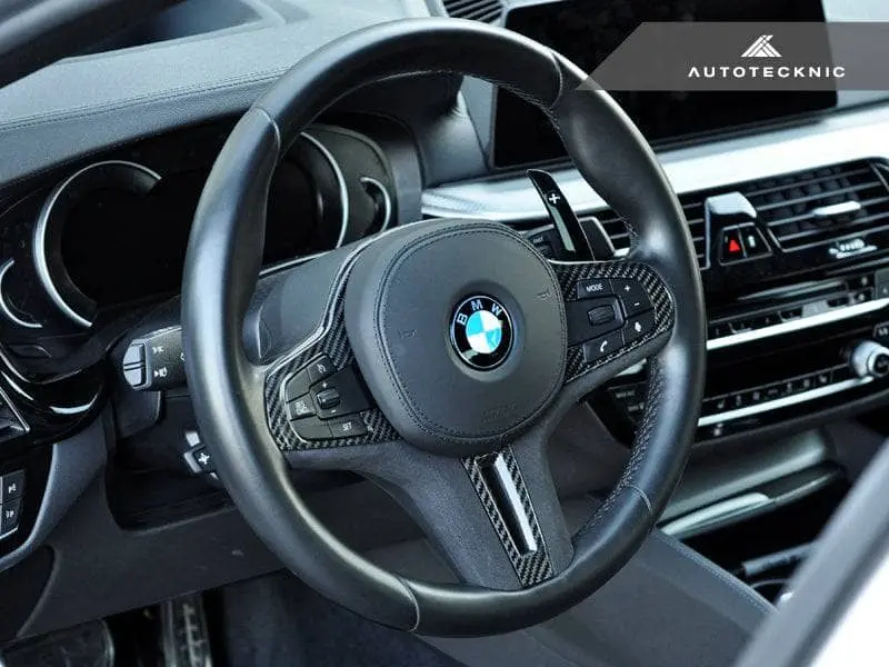 Autotecknic Carbon Alcantara Steering Wheel Trim - G01 X3 | G02 X4 1