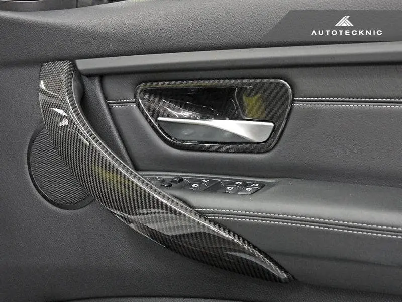 Autotecknic Carbon Door Grip Handle Trim Set - F8x M3/ M4 2