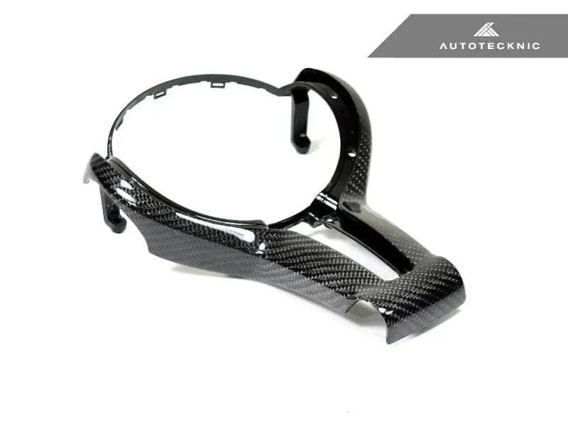 Autotecknic Carbon Fiber Steering Wheel Trim Cover - F-Chassis M Vehicles 1