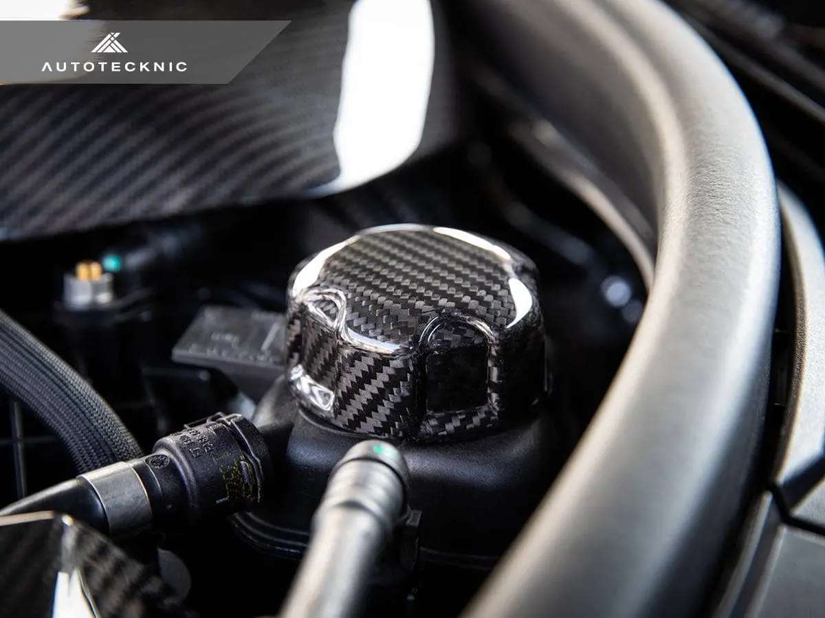 Autotecknic Dry Carbon Charge Cooler Tank Cap Cover - F80 M3 | F82/ F83 M4 2
