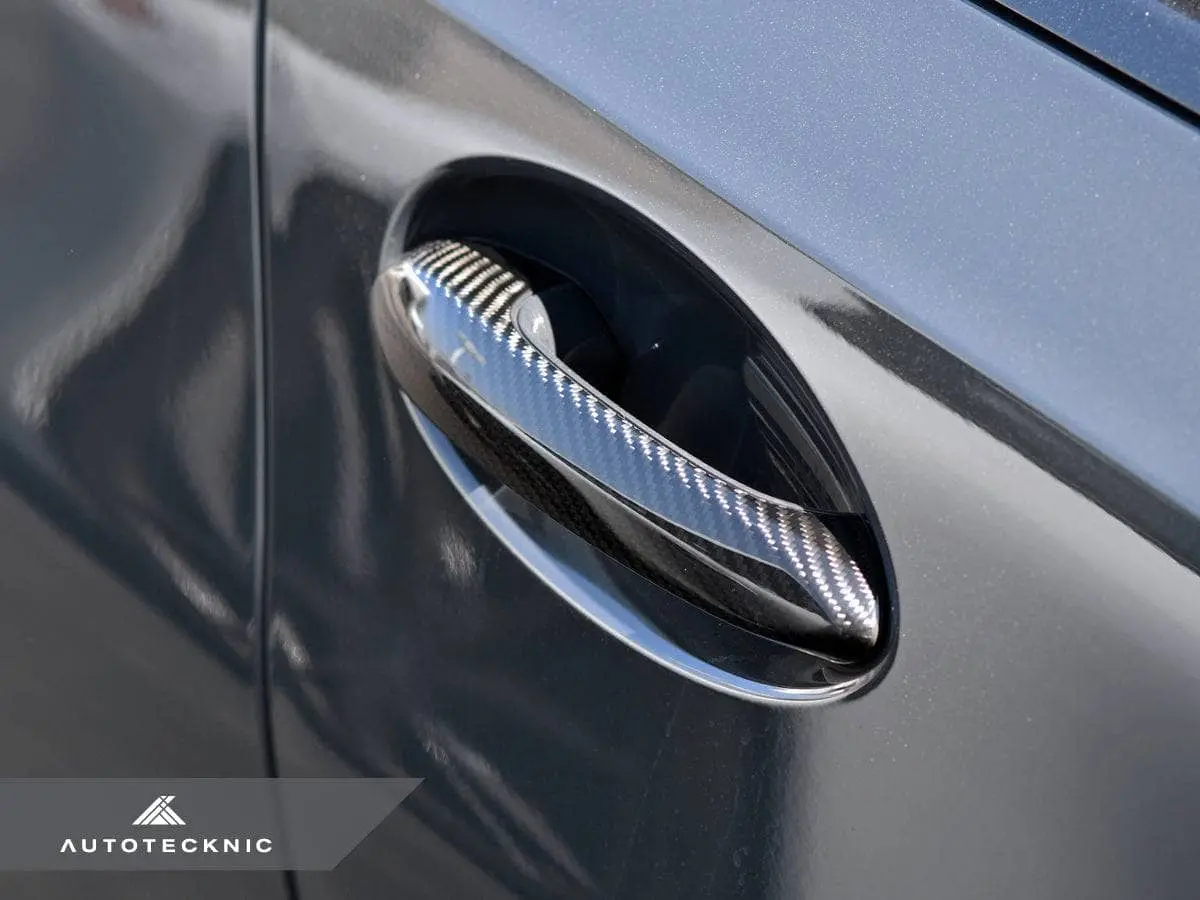 Autotecknic Dry Carbon Door Handle Trim Set - F40 1-Series | F44 2-Series Gran Coupe 1