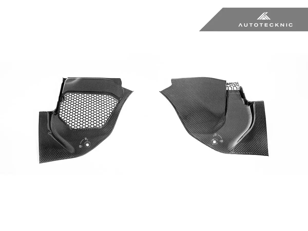Autotecknic Dry Carbon Engine Cowl Panel Trim Set - F90 M5 1