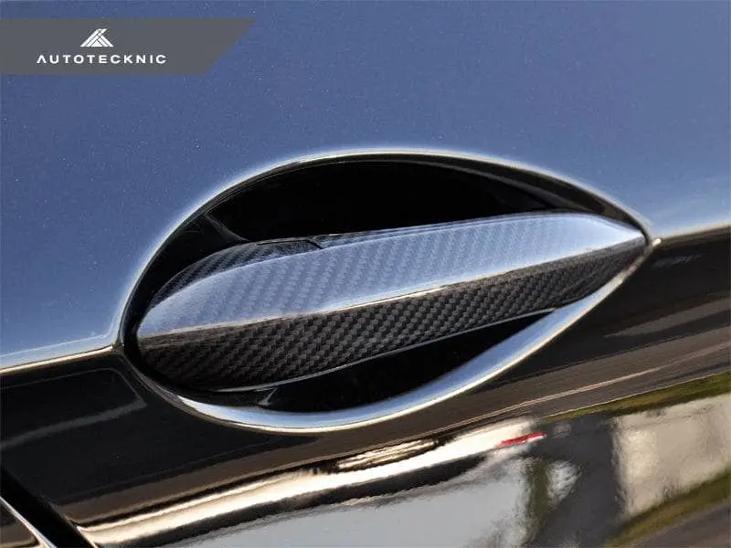 Autotecknic Dry Carbon Fiber Door Handle Trims - F10 5-Series | F06/ F12/ F13 6-Series | F01 7-Series 1