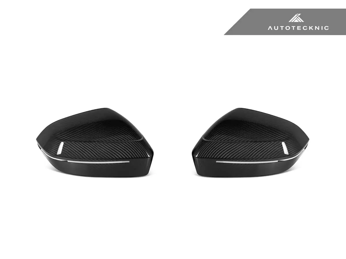 Autotecknic Dry Carbon Fiber Mirror Cap Set - G60 5-Series | G70 7-Series 1