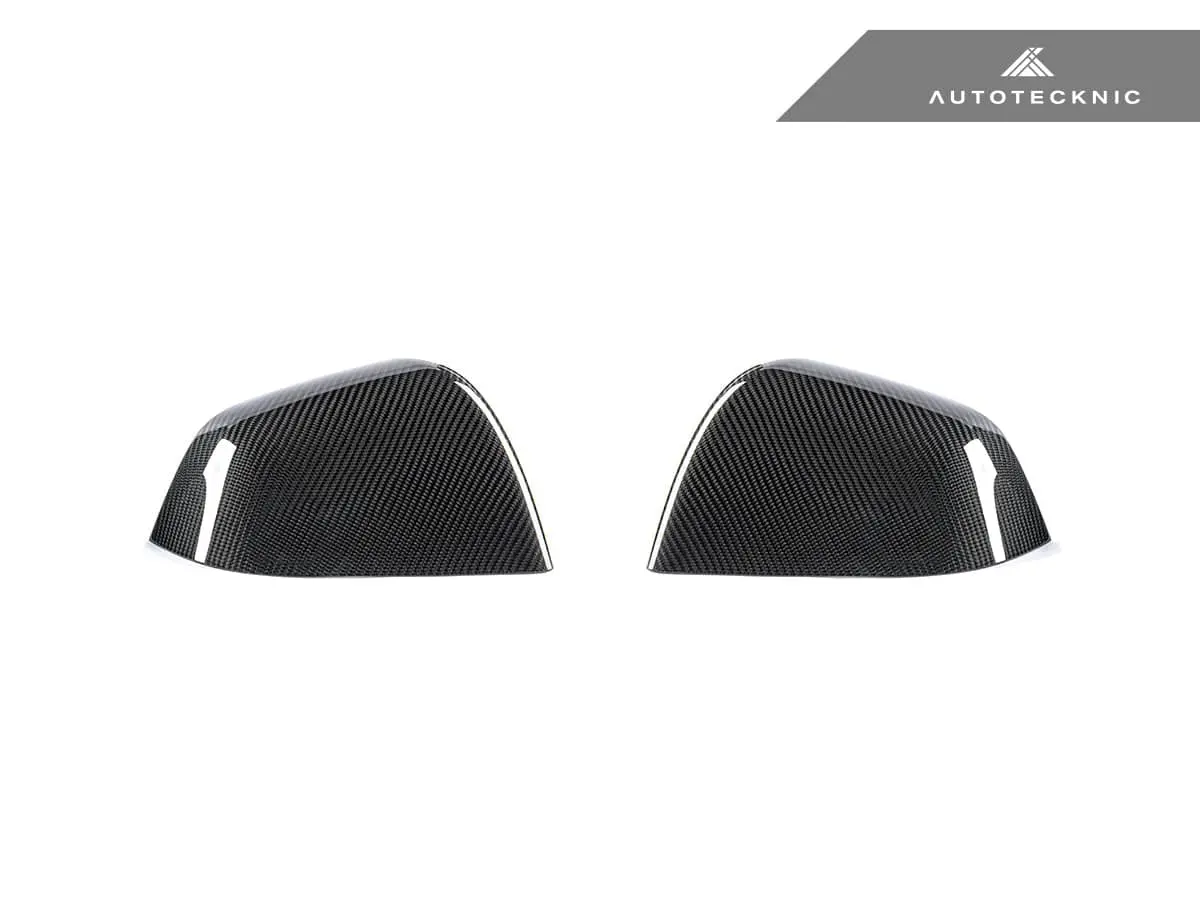 Autotecknic Dry Carbon Fiber Mirror Covers - Tesla Model Y 1