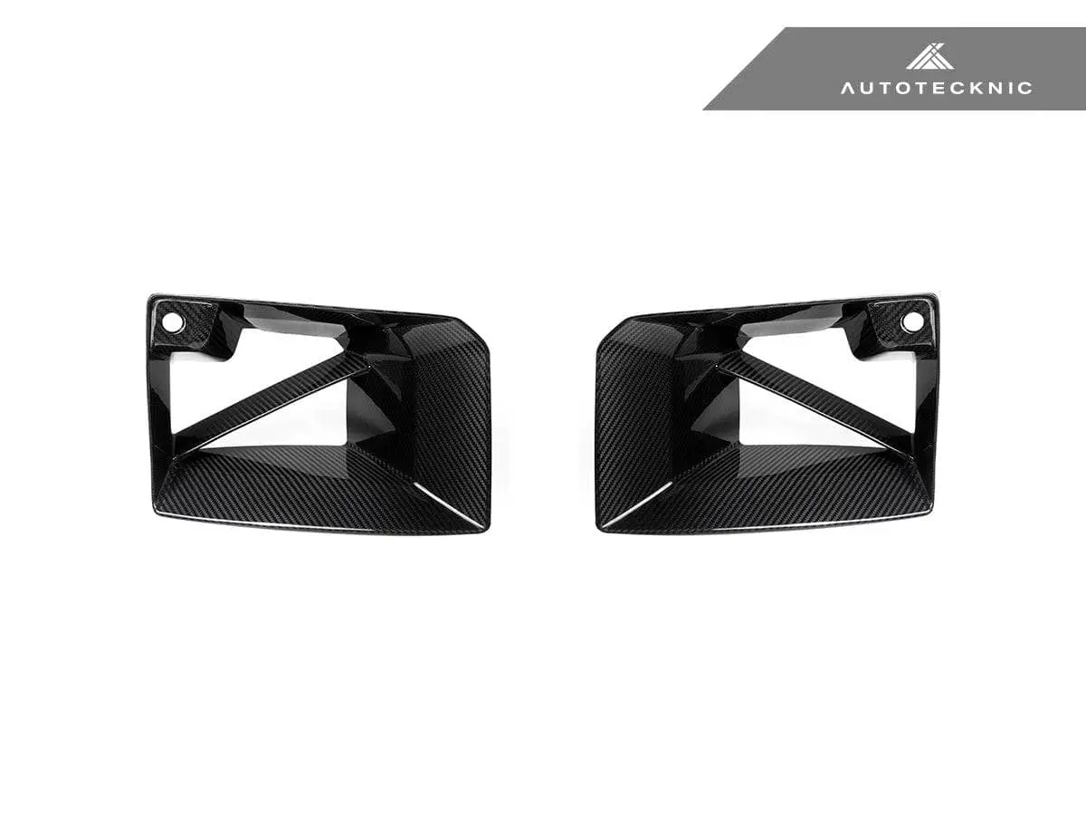 Autotecknic Dry Carbon Front Bumper Lower Vent Set - G87 M2 1