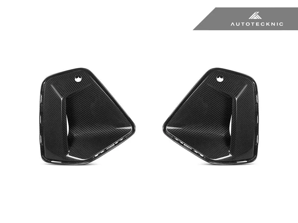 Autotecknic Dry Carbon Front Bumper Trim Set - G60 5-Series 1