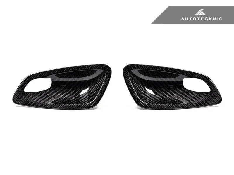 Autotecknic Dry Carbon Interior Door Handle Trim Set - E82 1M | 1-Series 1