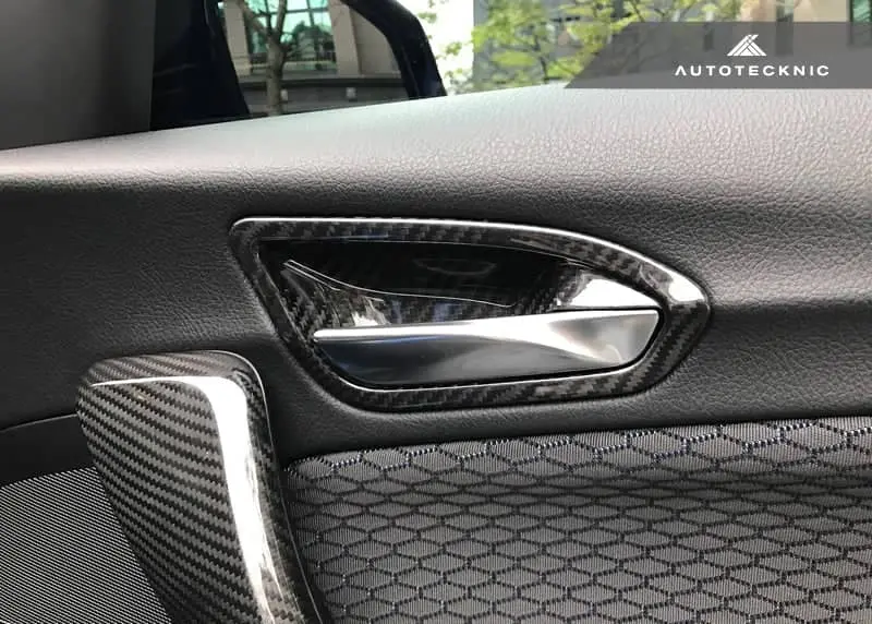 Autotecknic Dry Carbon Interior Door Handle Trim Set - F87 M2 | F22 2-Series | F20 1-Series 1