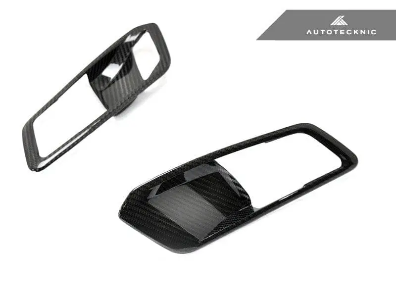 Autotecknic Dry Carbon Interior Door Handle Trim Set - G20 3-Series 1