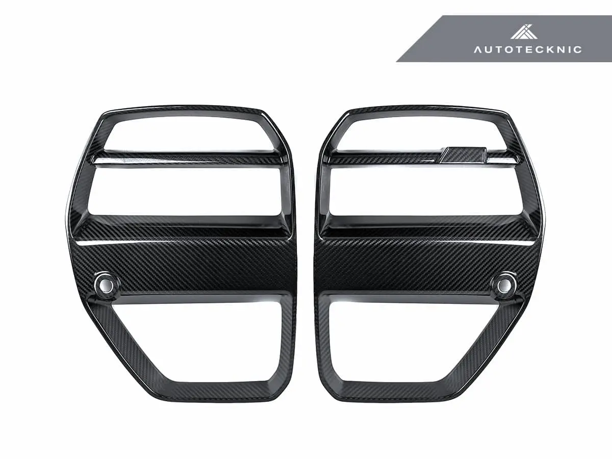 Autotecknic Dry Carbon Motorsport V1 Front Grille Set - G80 M3 | G82/ G83 M4 1