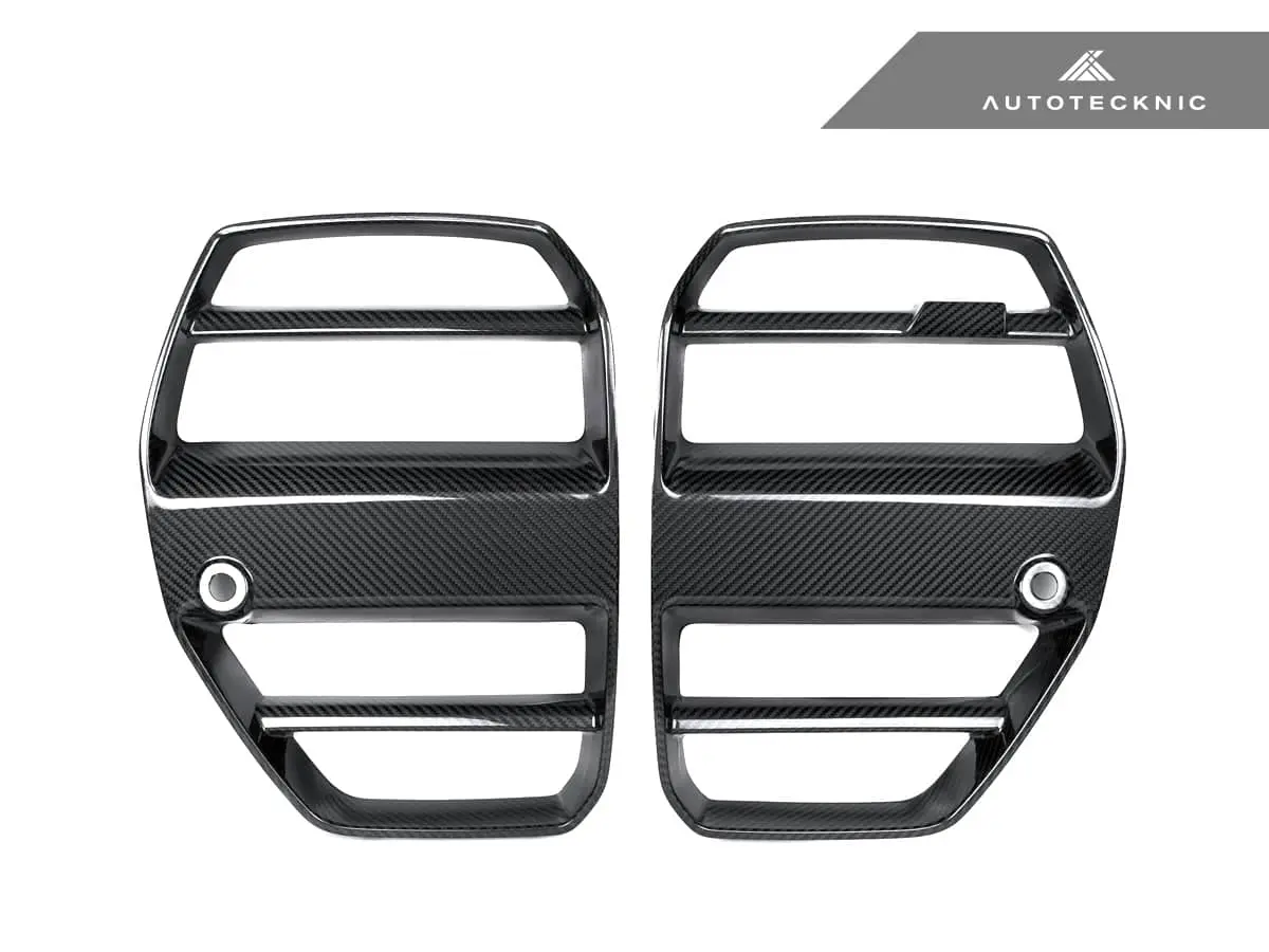 Autotecknic Dry Carbon Podium V1 Front Grille Set - G80 M3 | G82/ G83 M4 1