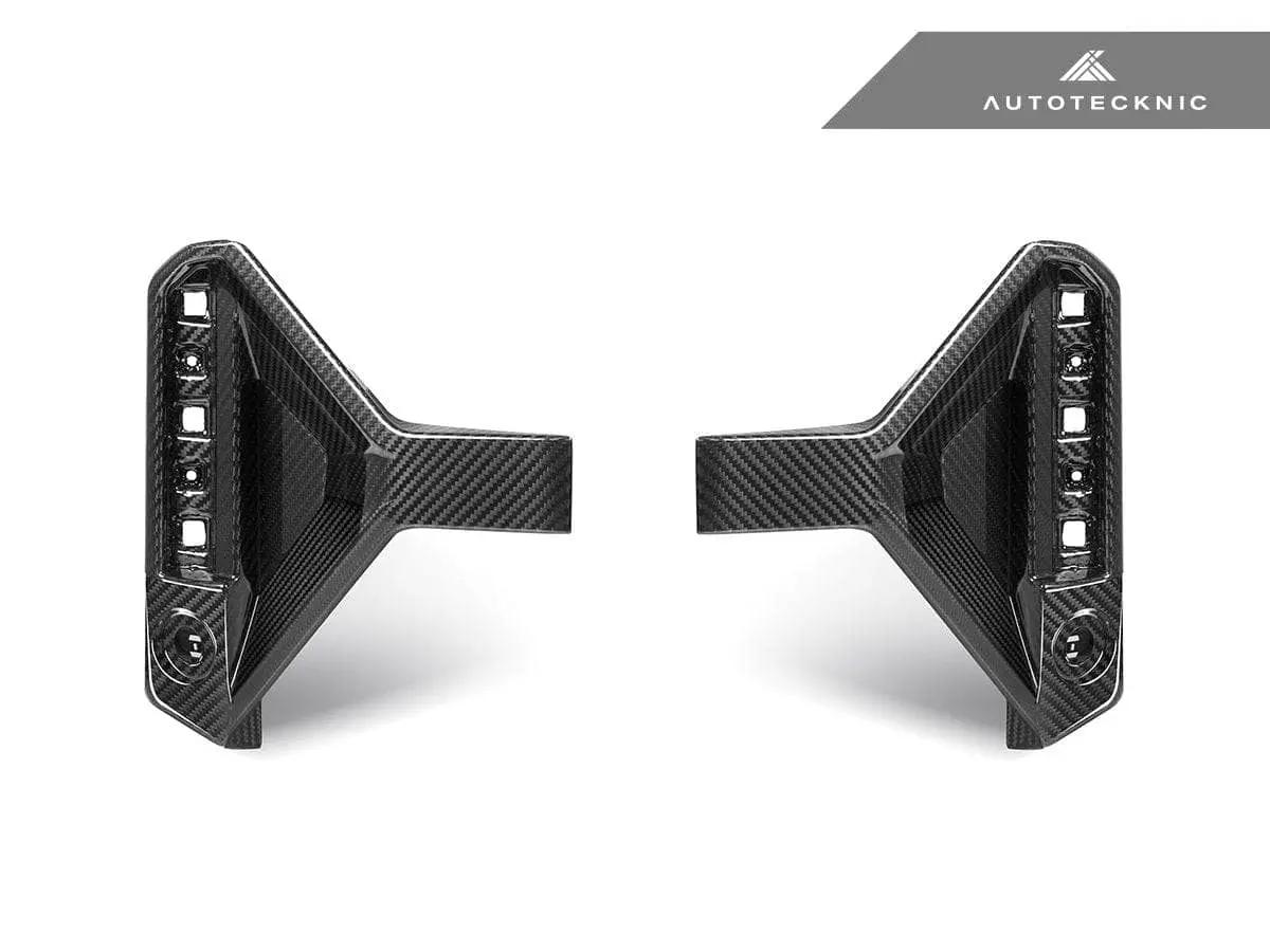 Autotecknic Dry Carbon Rear Bumper Reflector Trim Set - G87 M2 1