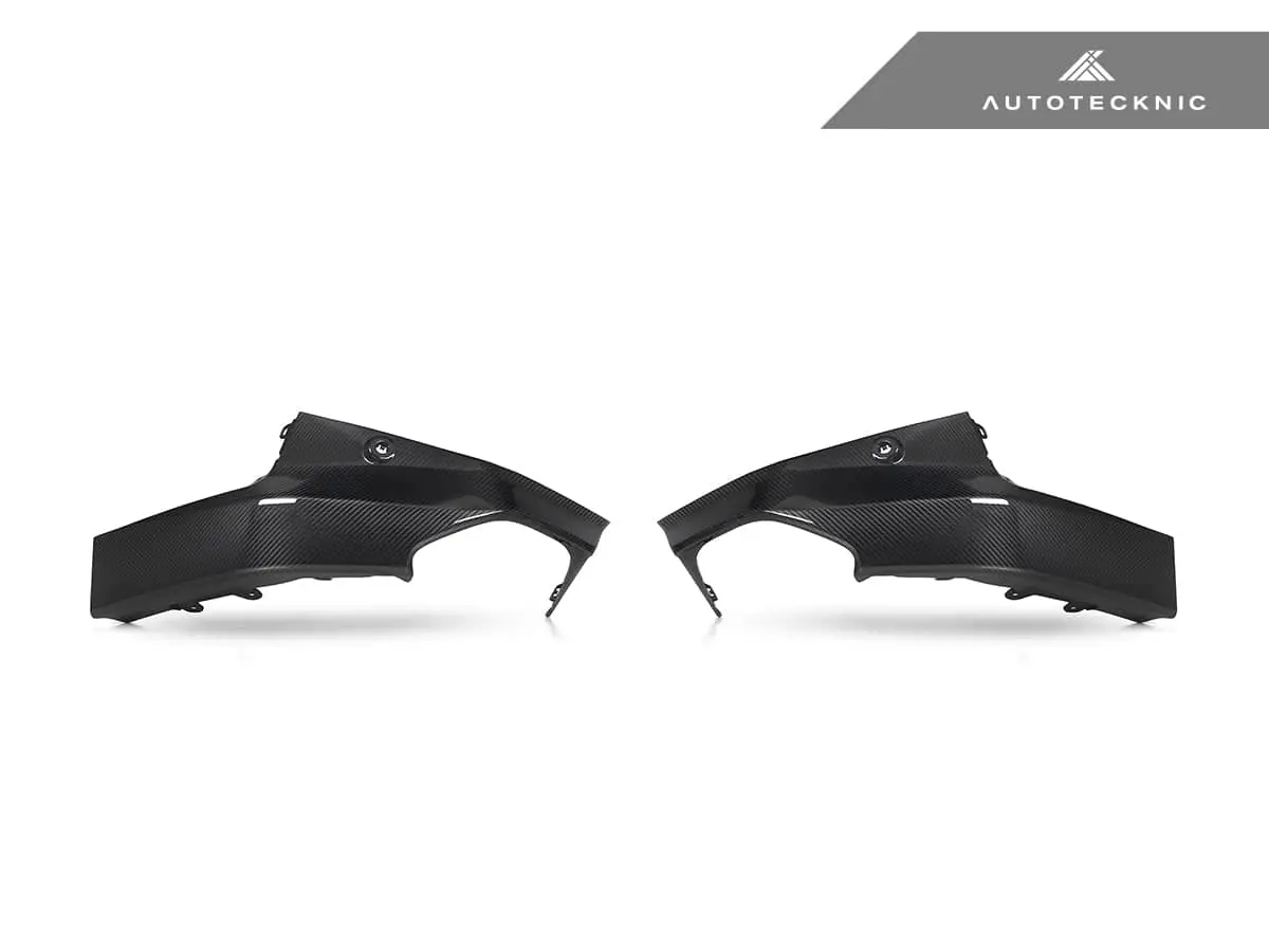 Autotecknic Dry Carbon Rear Side Diffuser Set - G42 2-Series 1