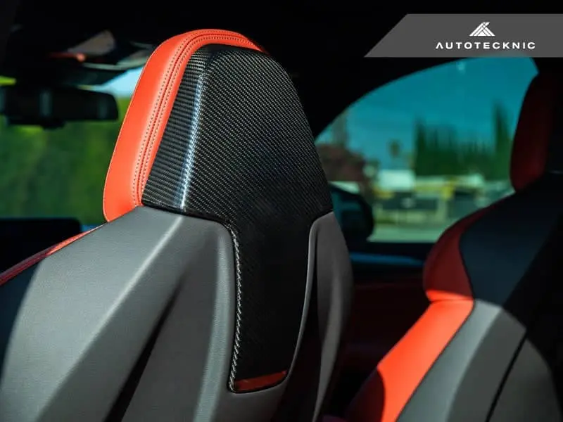 Autotecknic Dry Carbon Seat Back Cover Set - F97 X3m | F98 X4m 1