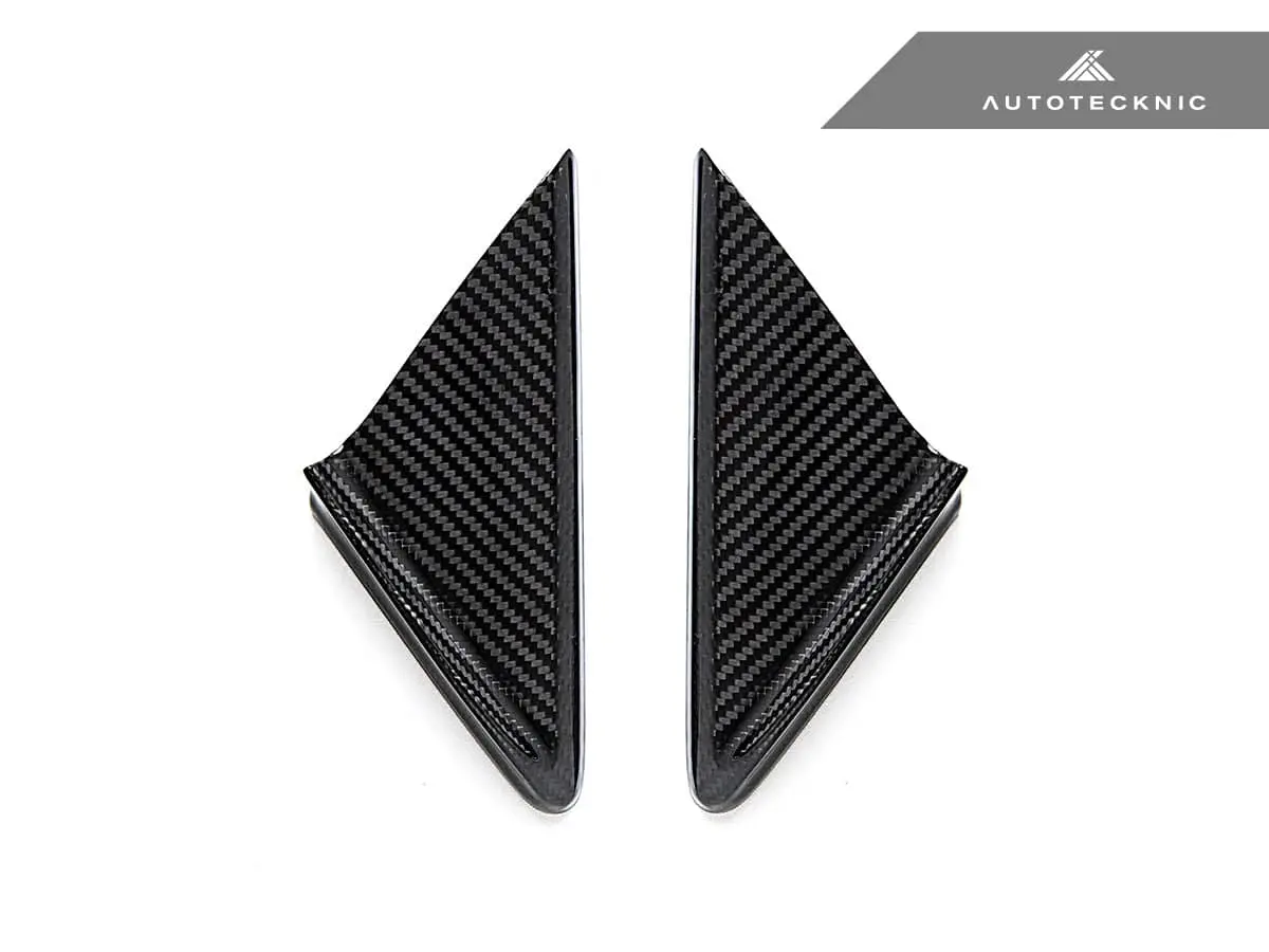 Autotecknic Dry Carbon Side Mirror Wind Deflector Set - Porsche 991 | 981 | 718 1