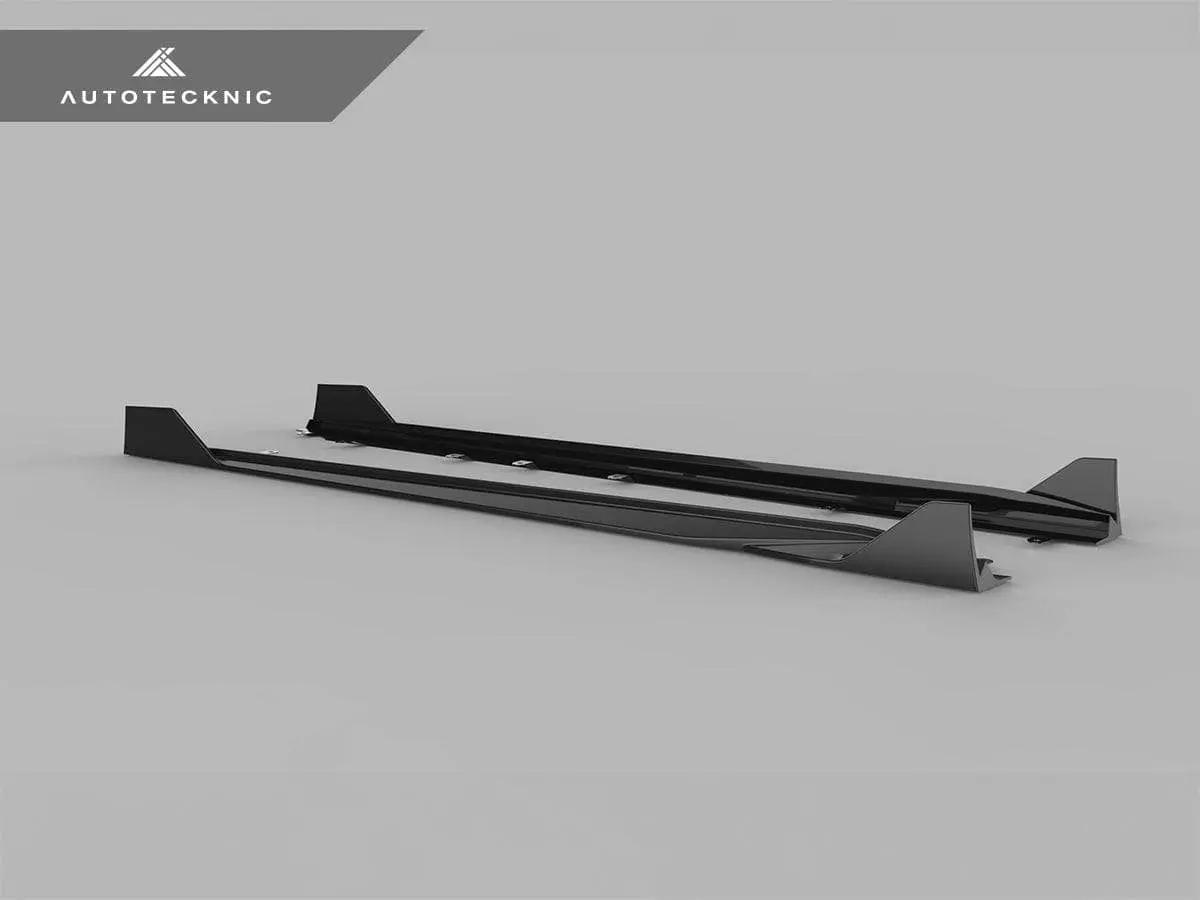 Autotecknic Dry Carbon Side Skirt Extension Set - G87 M2 1