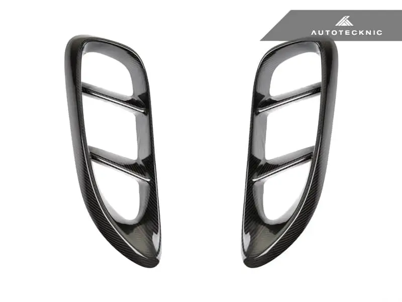 Autotecknic Dry Carbon Side Vent Covers - Porsche 718 Cayman | Boxster 1