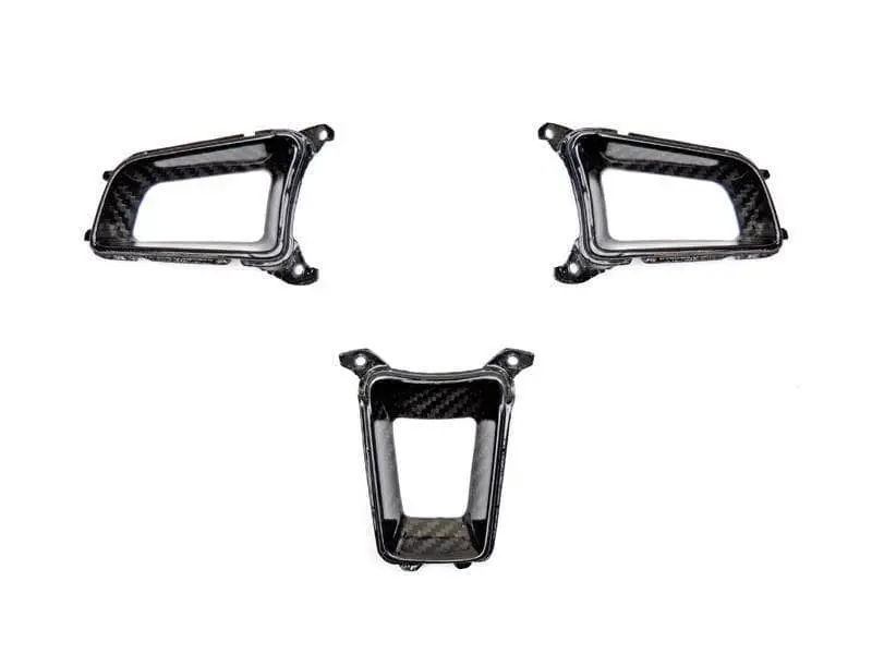 Autotecknic Dry Carbon Steering Wheel Spoke Trim Set - Porsche 991/ 981/ 718 1