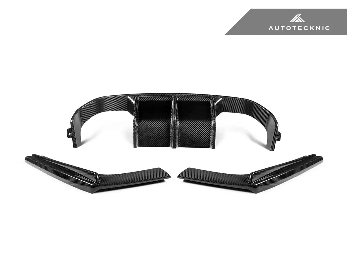 Autotecknic Dry Carbon Versus Rear Diffuser Set - F80 M3 | F82/ F83 M4 1
