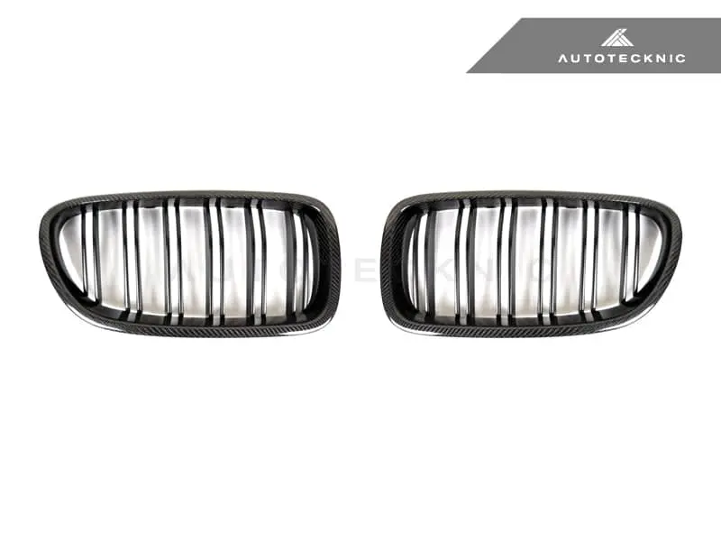 Autotecknic Dual-Slats Carbon Fiber Front Grille Set - F10 5-Series | M5 1