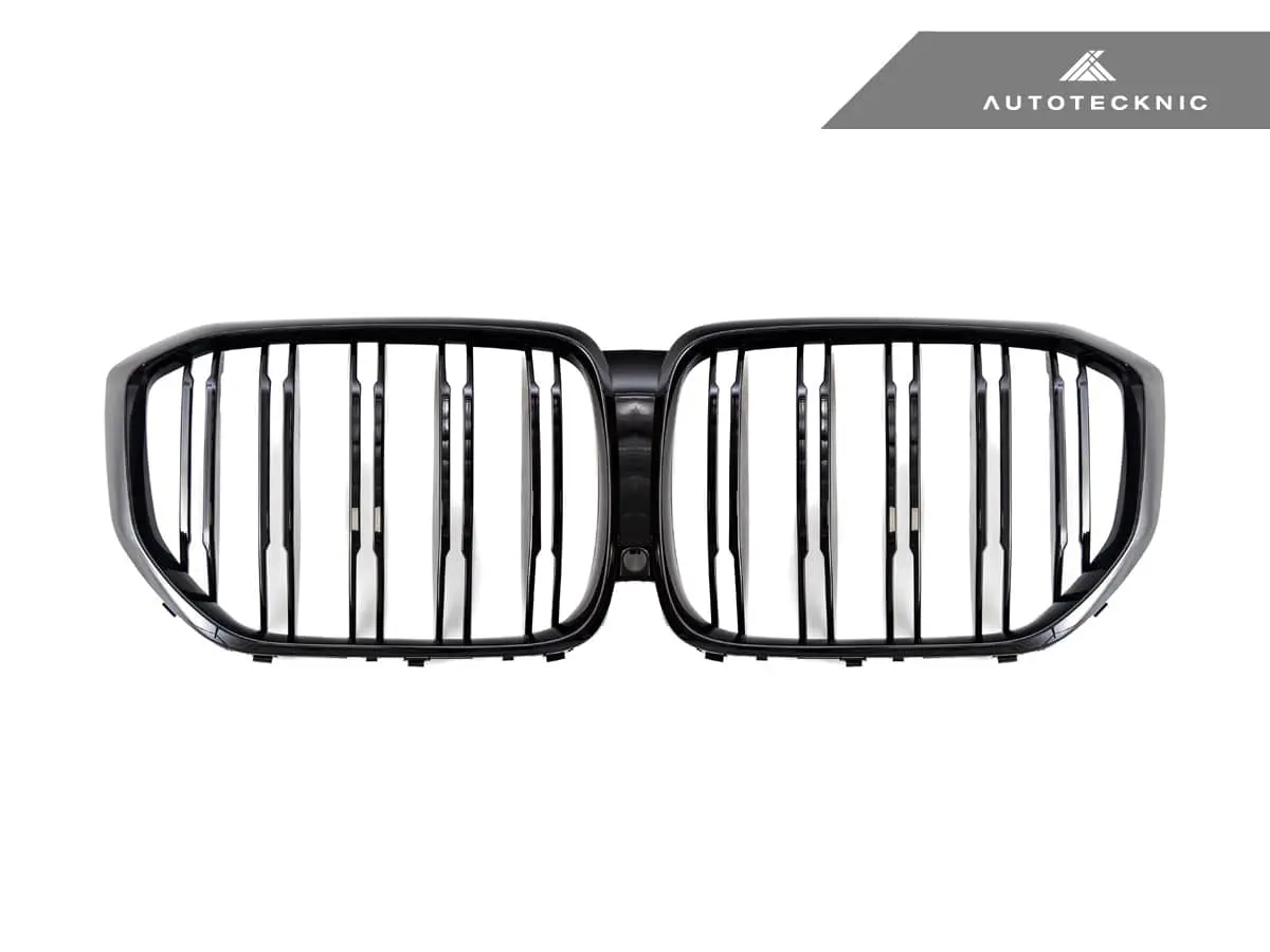 Autotecknic Dual-Slats Gloss Black Front Grille - G05 X5 Pre-Lci 1