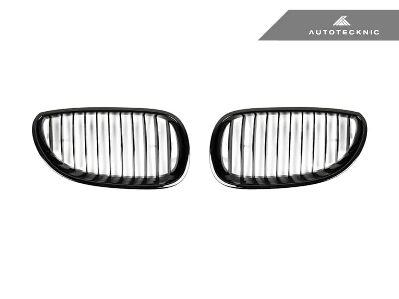 Autotecknic Gloss Black Front Grille Set - E60 5-Series | M5 1