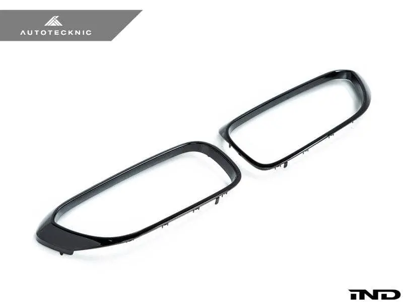 Autotecknic Gloss Black Front Grille Surround Set - F90 M5 1