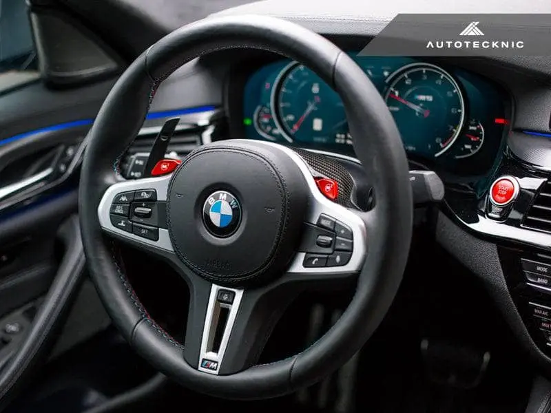 Autotecknic Replacement Carbon Steering Wheel Top Cover - F97 X3m | F98 X4m 2