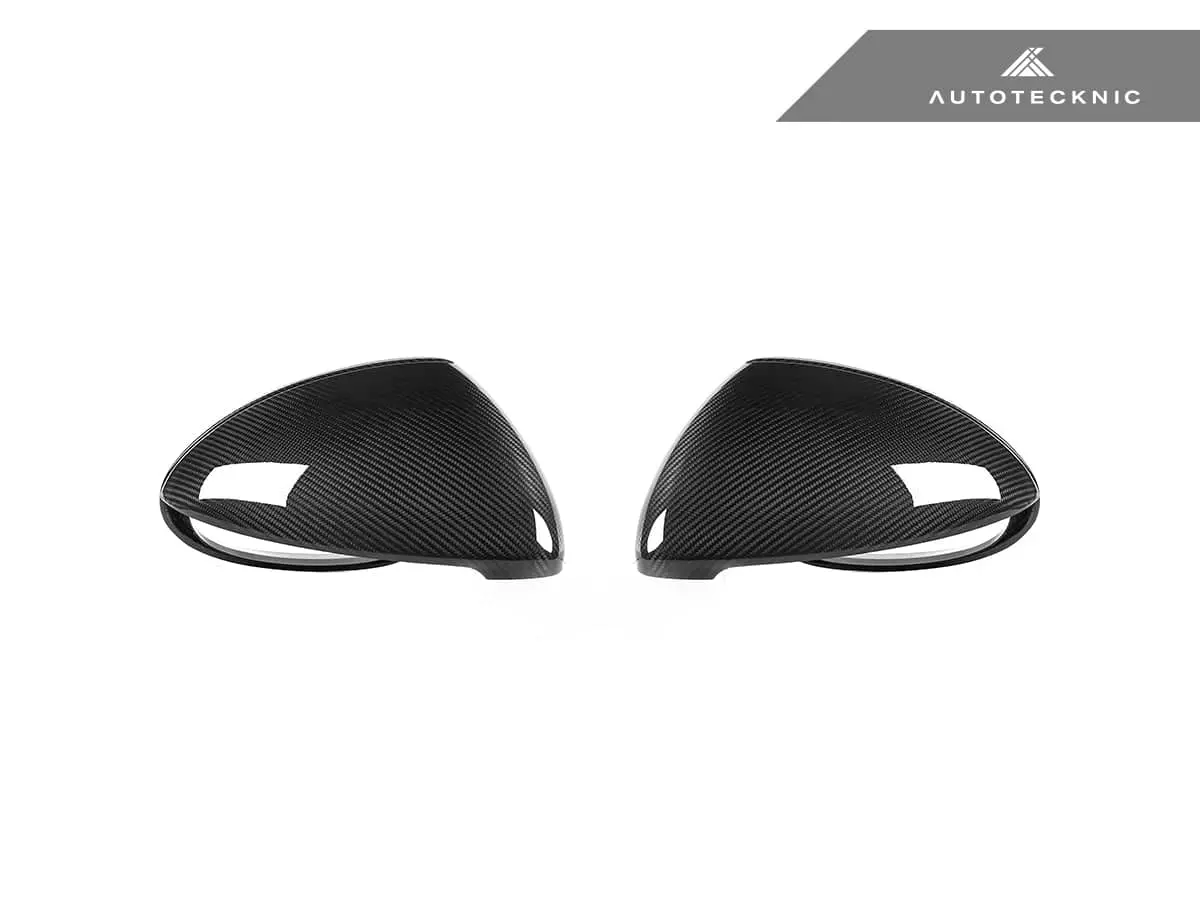 Autotecknic Replacement Dry Carbon Mirror Covers - Porsche 958.2 Cayenne 1