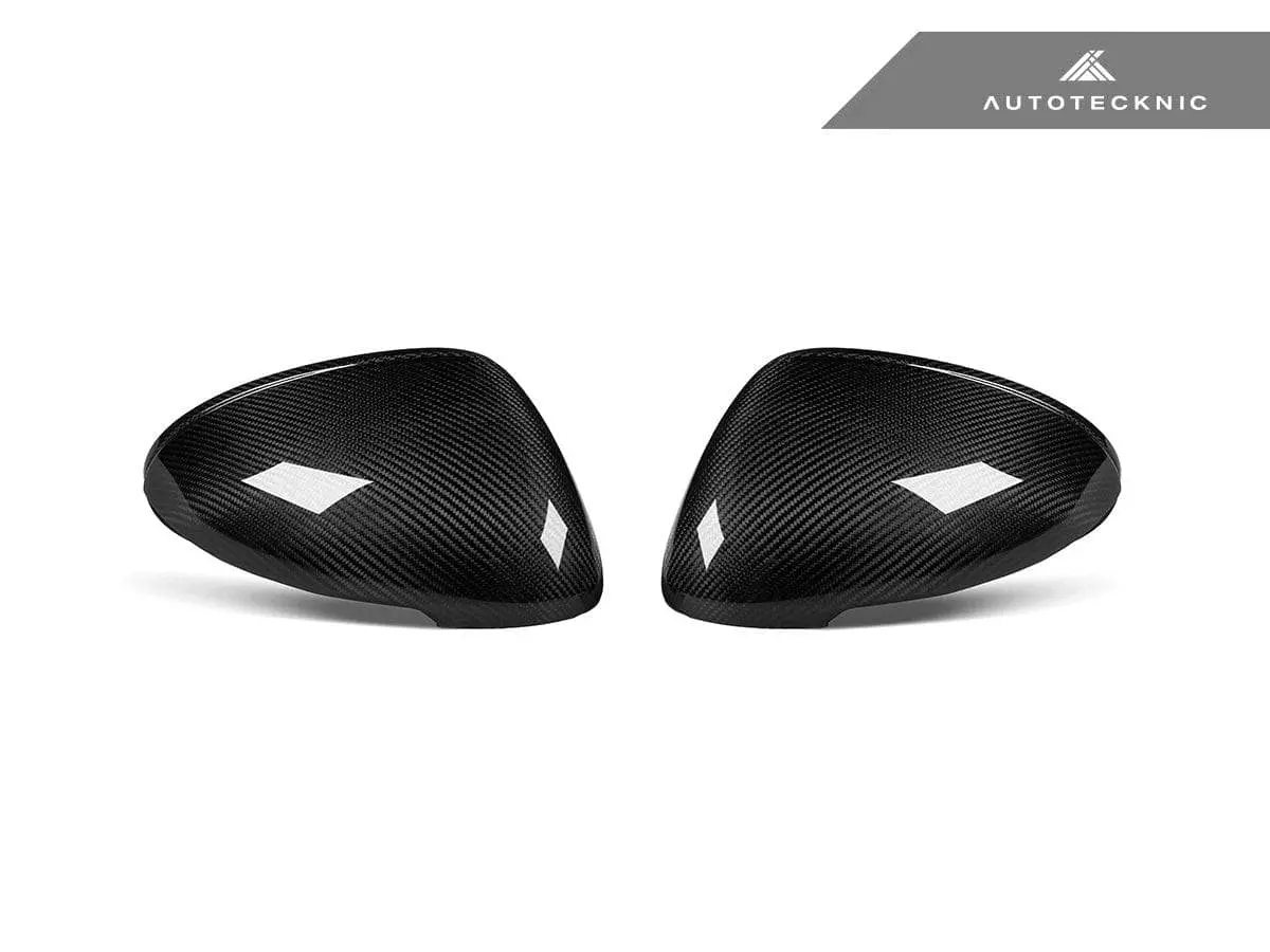 Autotecknic Replacement Dry Carbon Mirror Covers - Porsche 95B Macan 1
