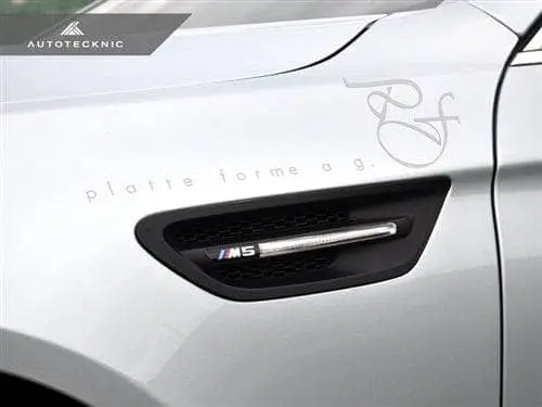 Autotecknic Replacement Stealth Black Fender Vents - F10 M5 1