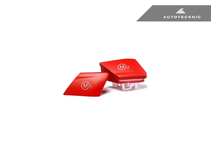 Autotecknic Satin Red M1/ M2 Button Set - F06/ F12/ F13 M6 1