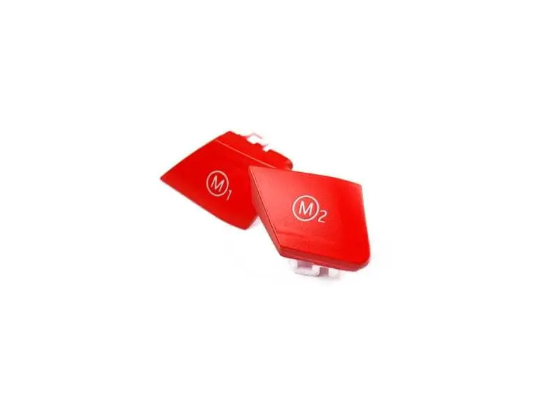 Autotecknic Satin Red M1/ M2 Button Set - F85 X5m | F86 X6m 2