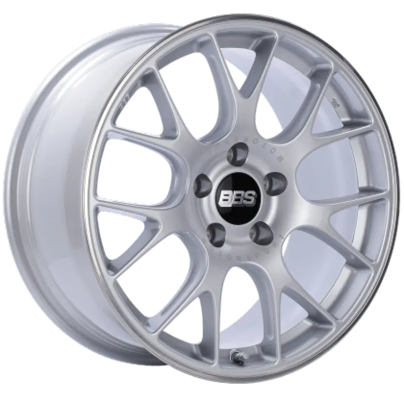 Bbs Ch-R 20X9 5X130 Et49 Cb71.6 Brilliant Silver Polished Rim Protector Wheel W/ Motorsport Etching 1
