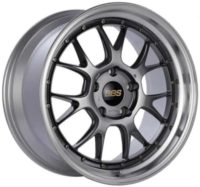 Bbs Lm-R 19X10.5 5X114.3 Et15 82Mm Pfs Ring/Clip Required - Diamond Black Wheel 1