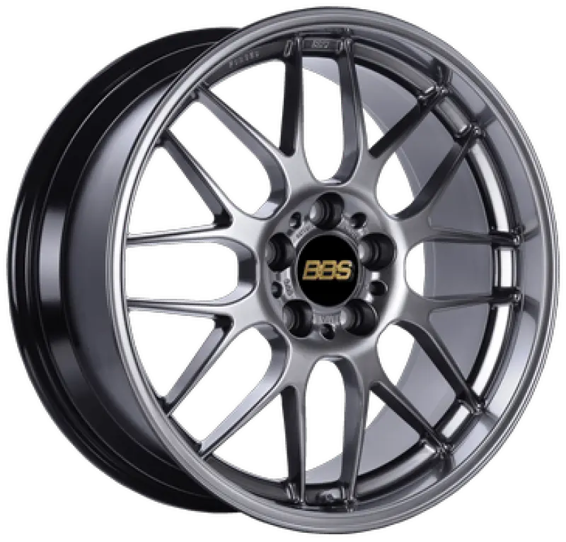 Bbs Rg-R 18X8.5 5X114.3 Et38 Diamond Black Wheel -82Mm Pfs/Clip Required 1