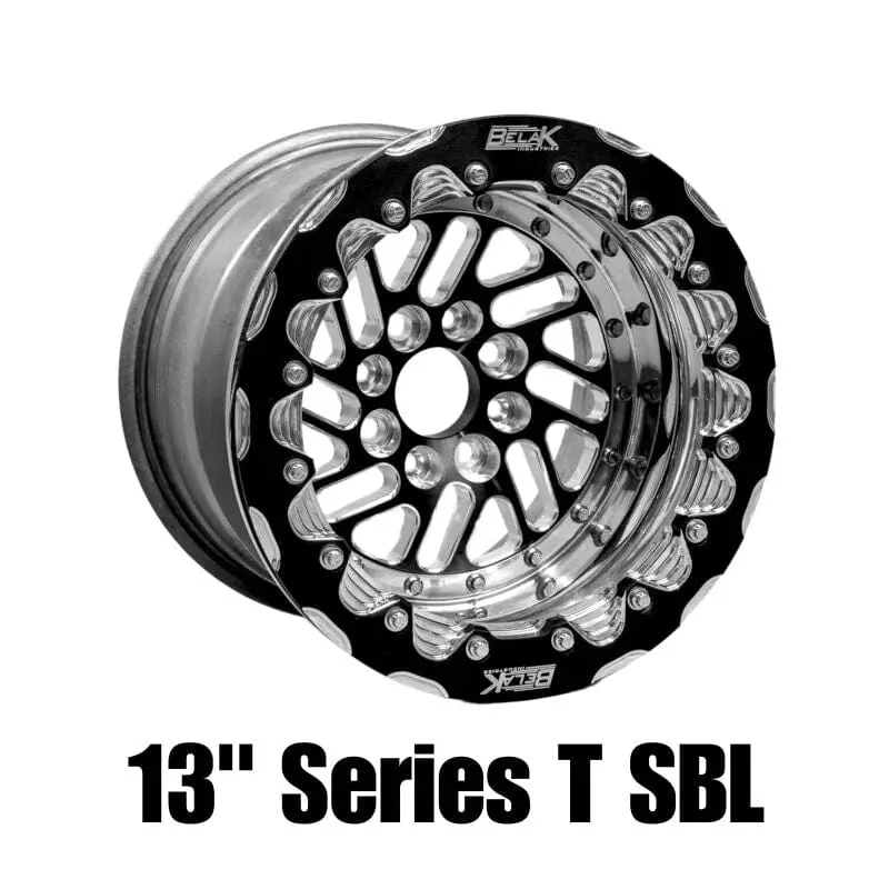 Belak 13X9 / 4X100 Bp / 5In Bs / High Pad / Twisted Series Wheel - Single Beadlock 1
