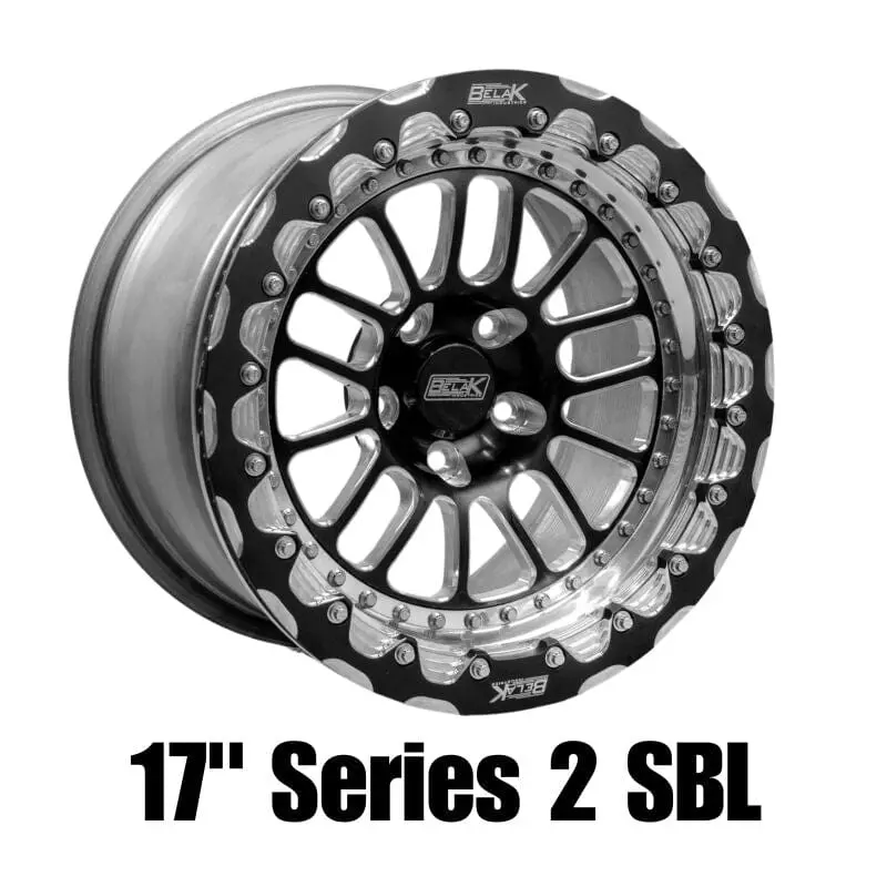 Belak 17X10 / 7In Bs / 6X127 Bp / High Pad / Series 2 Wheel - Single Beadlock W/ Gloss Black Lips 1