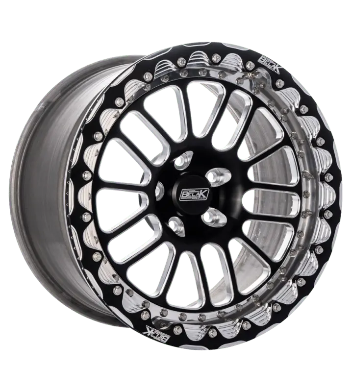 Belak 18X8.5 / 5.75In Bs / 5X112mm Bp / Highpad / Series 2 - Shallow Billet Single Beadlock Wheel 1