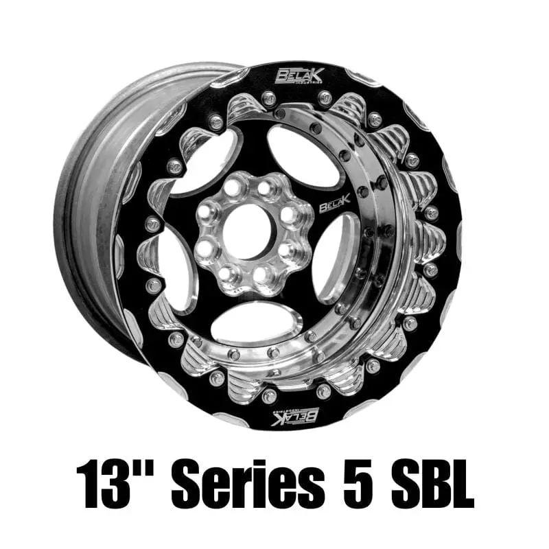 Belak Series 5 13X10 5In Bs  4X100 Bp High Pad 5In Back Space Single Beadlock Wheel 1