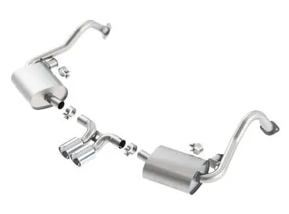 Borla 14-15 Porsche Cayman/Boxster (981) Rwd 2Dr Dual Center Rear Exit Catback 4In Tip Exhaust Sys 1