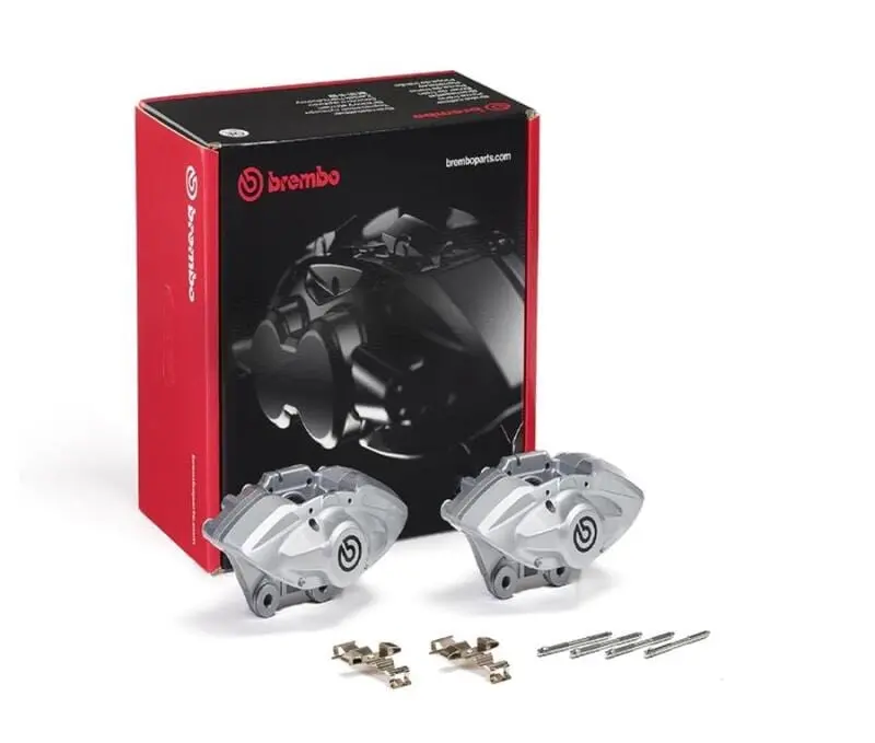 Brembo Oe 16-21 Bmw M2/17-18 M3/17-20 M4/14-16 M235i Hydraulic Rear X-Style Brake Calipers - Silver 1