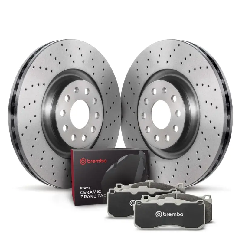Brembo Oe 17-21 Bmw 230I/230I Xdrive/17-18 320I/320I Xdrive Front Disc Brake Kit 1