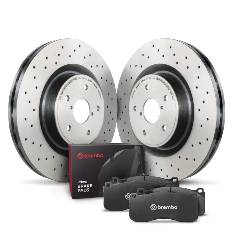 Brembo Oe 2009 Porsche Boxster/11-12 Boxster/2007 Cayman/2009 Cayman/2012 Cayman Rear Disc Brake Kit 1